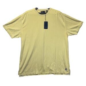 Nat Nast Men's Shirt XXL - Light Yellow Crew Neck Tee - Brand New with Tags